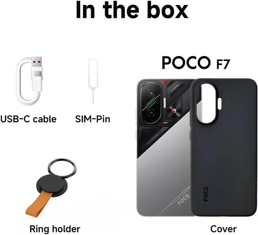 گوشی موبایل شیائومی مدل Poco F7 5G ظرفیت 512 گیگابایت رم 12 گیگابایت دوسیمکارت