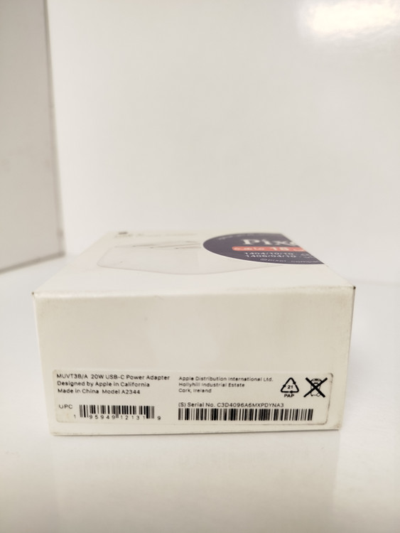 آداپتور اصل Apple مدل B/A مناسب آیفون و آیپد