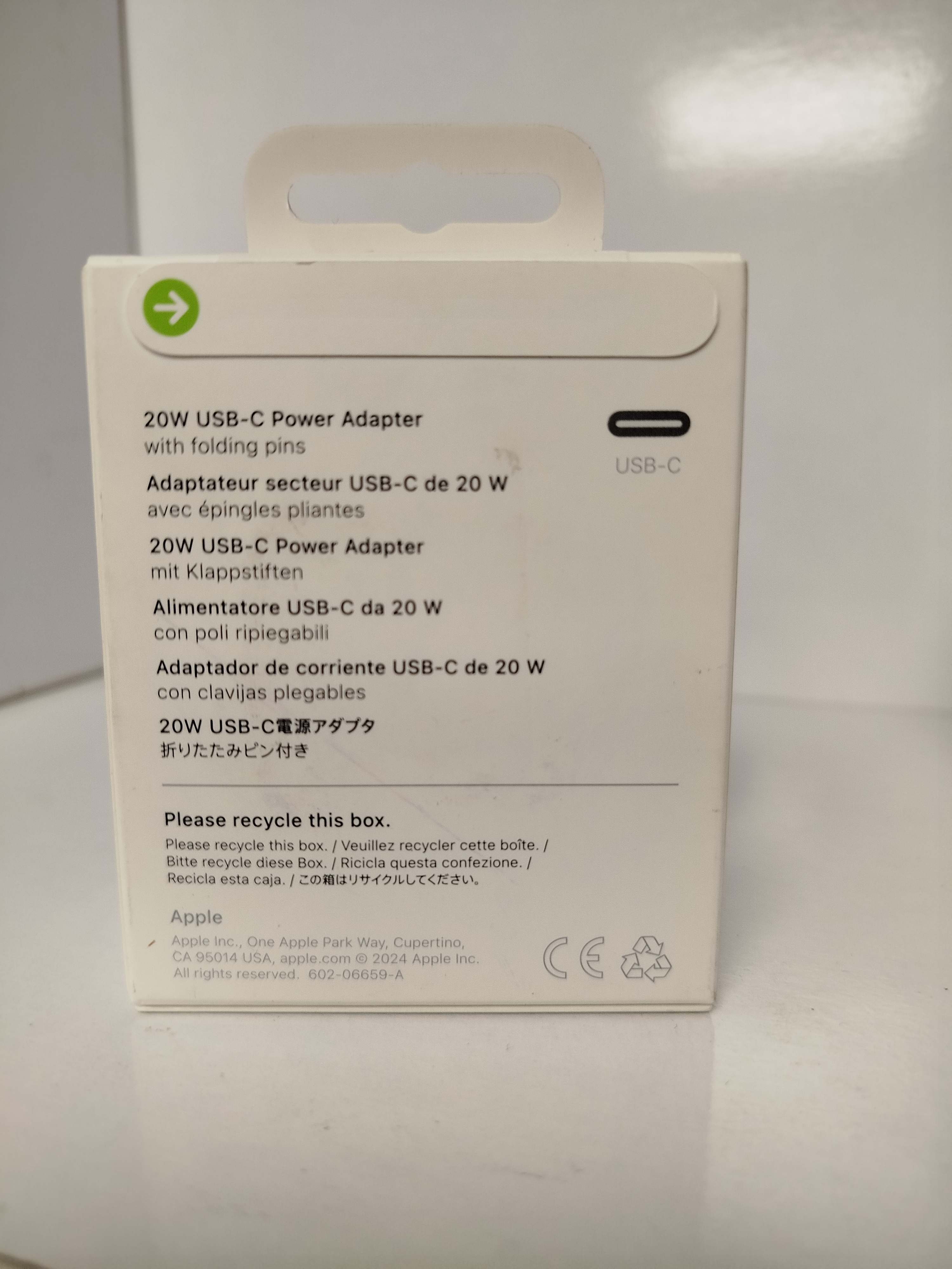 عکس پک اصلی شارژر اپل 20 وات سه پین با ضمانت