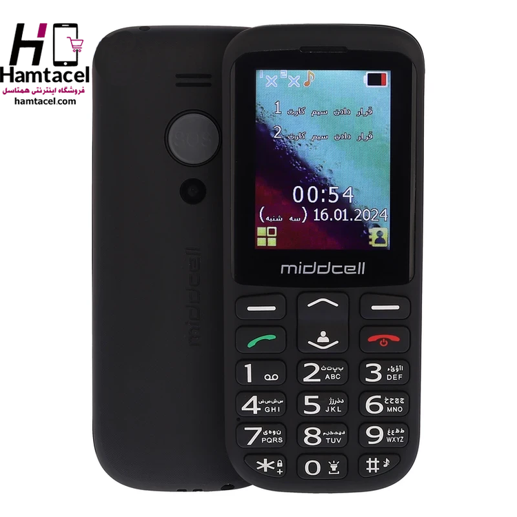 گوشی میدسل مدل M230 - دو سیمکارت، حافظه 32MB، موبایل کلاسیک و مقاوم