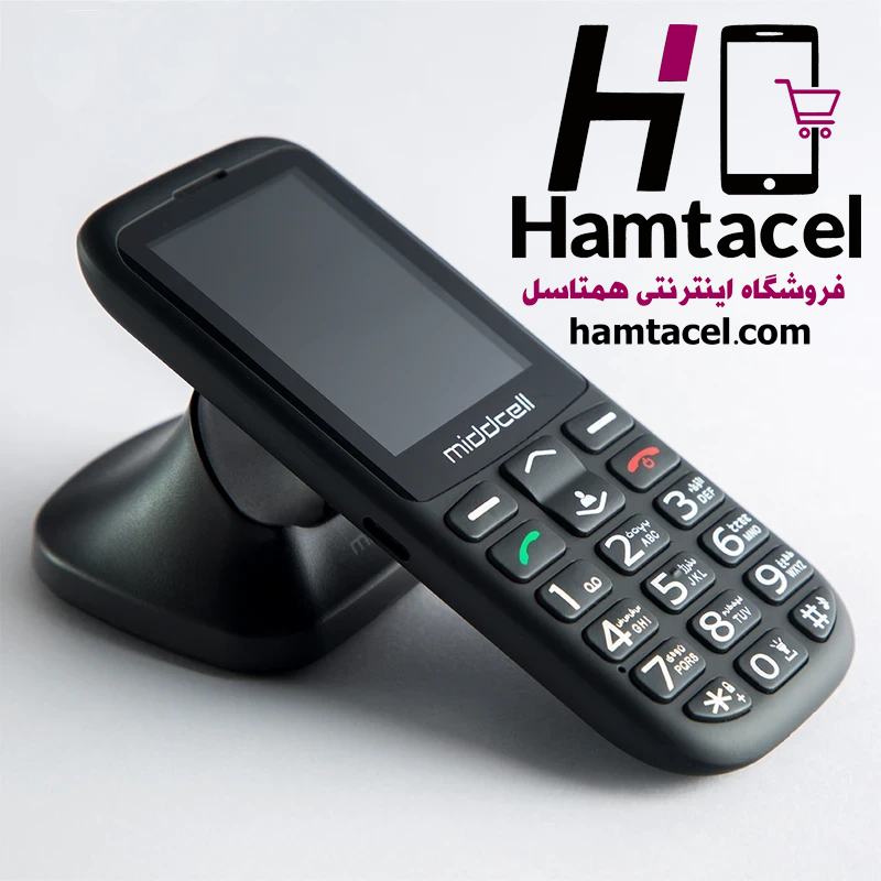 گوشی میدسل مدل M230 - باتری بادوام و دو سیم‌کارت فعال، مناسب تماس‌های طولانی