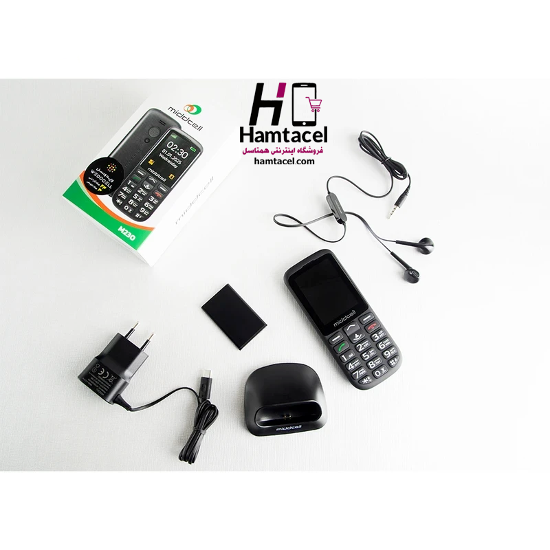 گوشی میدسل M230 - بسته‌بندی رسمی و کامل، مناسب هدیه و خرید امن از همتاسل