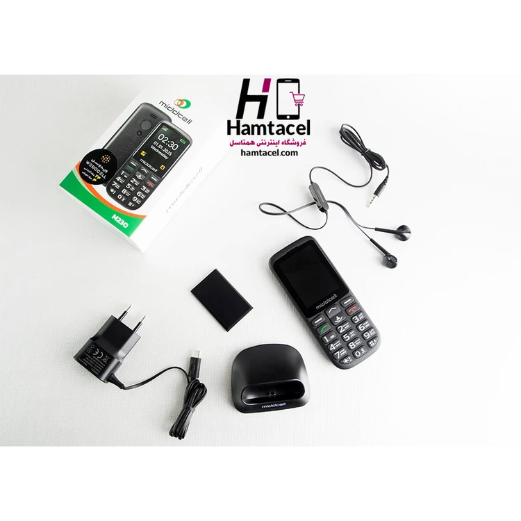 گوشی میدسل M230 - بستهبندی رسمی و کامل، مناسب هدیه و خرید امن از همتاسل