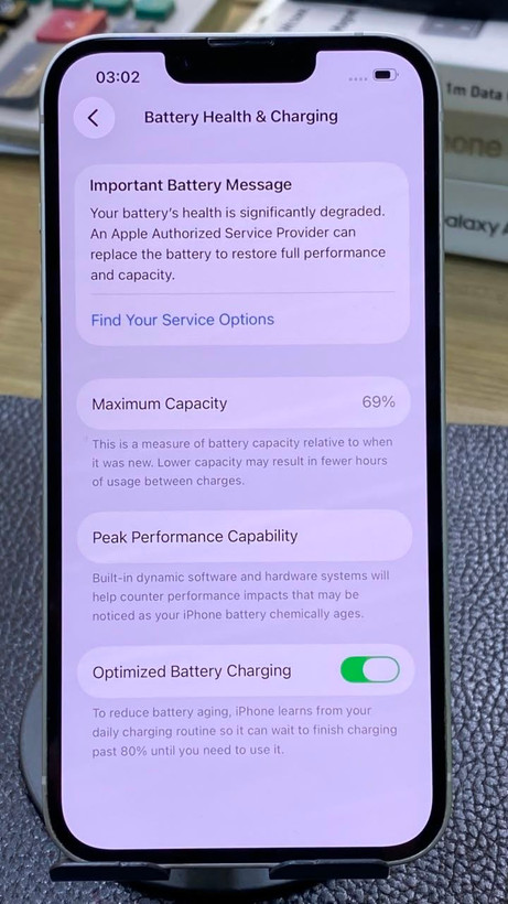 گوشی موبایل مدل iPhone 13 -دو سیم کارت ظرفیت 256 گیگابایت کارکرده